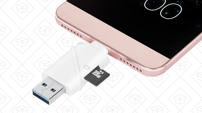 USB/USB-C MircoSD Card Reader, $8 with code 2N839MDH